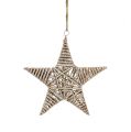Floristik24 Estrella decorativa para colgar 25cm de vid 1pc