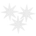Floristik24 Estrellas decorativas blancas Ø5cm 20pcs