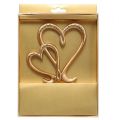 Floristik24 Corazón decorativo para pegar dorado 17cm