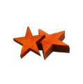 Floristik24 Las estrellas de madera mezclan naranja para esparcir 3-5cm 72pcs