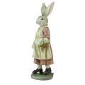 Floristik24 Cesta decorativa de conejito mujer huevos de Pascua figura decorativa Pascua H37cm