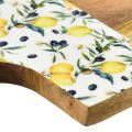 Floristik24 Tabla de cortar decorativa para colgar madera de mango de verano 38,5×23cm