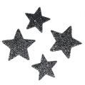Floristik24 Estrellas decorativas para esparcir 4-5cm negro 40pcs