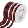 Cinta decorativa de tafetán, roja, varios anchos, 50 m | Floristik24.es