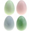 Floristik24 Huevos de Pascua grandes colores pastel H16cm 4pcs