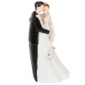 Figura decorativa de una pareja de recién casados, 10,5 cm. | Floristik24.es