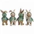 Floristik24 Figuras decorativas conejo con sombrilla H10.5cm 4pcs