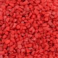 Floristik24 Piedras decorativas granuladas rojas decorativas 2mm - 3mm 2kg