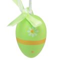 Floristik24 Colgador decorativo huevos de Pascua de plástico para colgar 4×5,5cm 12ud