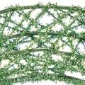 Corona decorativa de malla metálica verde para proyectos de bricolaje, 19 cm, 2 piezas | Floristik24.es