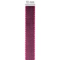 Cinta decorativa, estrecha, de tafetán brillante para envolver regalos, 10 mm de ancho, 50 m de largo. | Floristik24.es