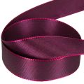 Cinta de regalo, cinta de tafetán morado, elegantemente brillante, 25 mm de ancho, 50 m de largo. | Floristik24.es