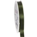 Floristik24 Cinta de regalo con borde tejido, cinta de tafetán para manualidades, 15 mm de ancho, 50 m de largo