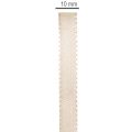 Cinta estrecha de color beige para regalos, cinta fina para embalaje, 10 mm de ancho, 50 m de largo. | Floristik24.es