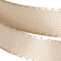Cinta estrecha de color beige