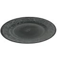 Plato decorativo antracita Ø33cm | Floristik24.es