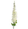 Floristik24 Flores artificiales de seda Delphinium blancas, flores artificiales, 3 uds.
