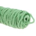 Floristik24 Cordón de fieltro hilo mecha verde claro 55m