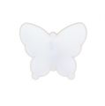 Floristik24 Té perfumado ligero mariposa Ø4.8cm H2cm blanco 6pcs