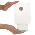 Recipiente cilíndrico de vidrio Eco Glass de 25 cm | Floristik24.es