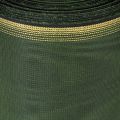 Elegante cinta de muaré verde oscuro para corona, 125 mm con borde de perla dorada, cinta de luto, decoración de boda, cinta de lazo | Floristik24.es