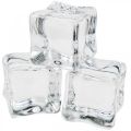 Floristik24 Cubitos de hielo artificiales hielo decorativo transparente 2cm 30uds