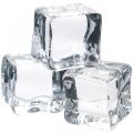 Floristik24 Cubitos de hielo Deco, decoración de verano, hielo artificial 3cm 6pcs