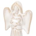 Adorno de ángel para cuenco con figura pequeña y portavelas redondo de 10 cm (3 unidades) | Floristik24.es