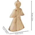 Figura de ángel para colgar en el árbol de Navidad, 10 cm, 12 unidades. | Floristik24.es