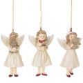 Floristik24 Adornos de ángel decorativos para árbol de Navidad, estilo vintage, 10 cm, 3 piezas.