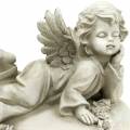 Floristik24 Deco ángel en corazón con LED 16cm 19cm H14.5cm
