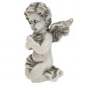 Floristik24 Figuras ángel gris 9cm 3pcs