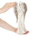 Figura de ángel de pie, rezando, elemento decorativo, 36 cm. | Floristik24.es