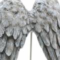 Floristik24 Enchufe decorativo alas de angel 10cm 3pcs