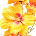 Floristik24 Cosmea Kosmee cesta de joyería flor artificial naranja 75cm