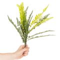 Rama de helecho artificial, planta verde artificial para decoración, 45 cm | Floristik24.es