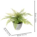 Helecho artificial en maceta para salón y oficina, 35 cm. | Floristik24.es
