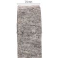 Cinta de fieltro, correa para macetas, 100% lana, gris/negro, 7,5 cm de ancho, 5 m de largo | Floristik24.es