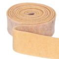 Cinta de fieltro bicolor para agarraderas, hecha de lana pura, naranja/multicolor, 7,5 cm de ancho, 5 m de largo. | Floristik24.es