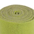 Floristik24 Cinta de fieltro cinta de lana rollo de fieltro cinta decorativa verde gris 15cm 5m