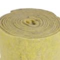 Floristik24 Cinta de fieltro cinta de lana cinta de maceta cinta decorativa gris amarillo 15cm 5m