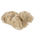 Floristik24 Lana de oveja natural color beige, suelta, para manualidades y decoración, 250 g