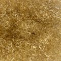 Goma de seda dorada con forma de flor, 200 g, cabello de ángel | Floristik24.es