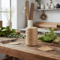 Cordón de yute versátil natural 1mm 200m 1ud | Floristik24.es