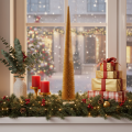 Árbol de Navidad decorativo delgado, adorno alto para árbol de Navidad, 80 cm | Floristik24.es