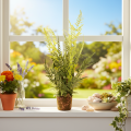 Helecho artificial con cepellón para decoración del hogar y la oficina, 57 cm. | Floristik24.es