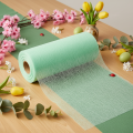 Rollo de tela no tejida verde, 25 m, decoración de mesa, se vende por metro. | Floristik24.es