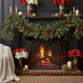 Rama de pino decorativa, guirnalda artificial para arreglos invernales, 190 cm. | Floristik24.es