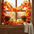 Guirnalda artificial de hojas de arce, decoración otoñal, 170 cm. | Floristik24.es