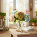 Hortensia artificial decorativa con tallo, 46 cm. | Floristik24.es